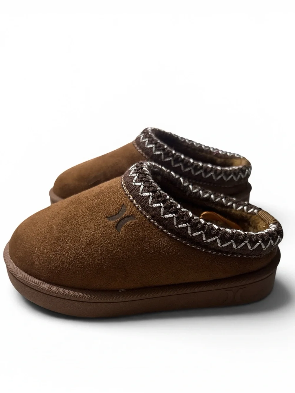 Unisex Kids Size 11 Hurley Slip-on Shoes Never Worn Fur Lined